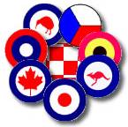 Roundels of nations represented