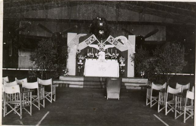 Hangar prepared for service at RAF Faldingworth on 1 Jul 1945.