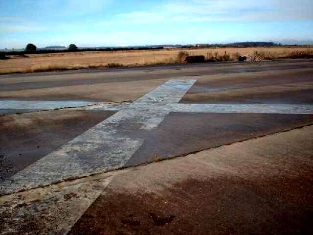 Partial runway view at RAF Binbrook.