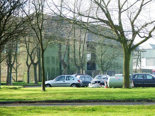 C type 'Austerity' Hangar at RAF Binbrook, photographed in Feb 2005.