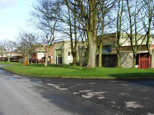 Station Workshops & General Engineering Flight (SWS & GEF) at RAF Binbrook, photographed in Feb 2005.
