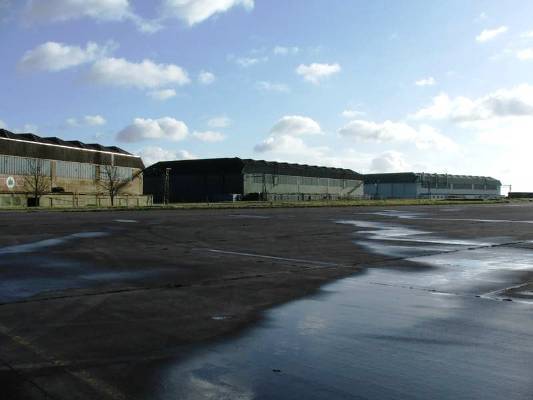 'Waterfront' Dispersal Pan at RAF Binbrook, photographed in Feb 2005.