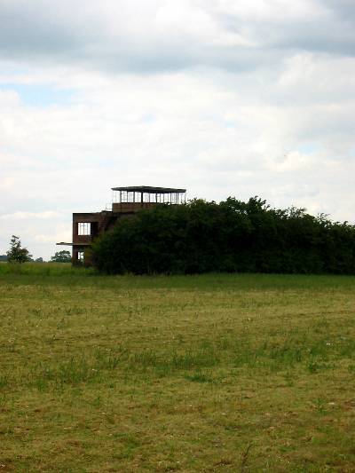 RAF Coleby Grange - Close-up of the control tower.