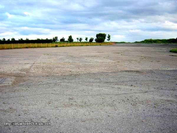Part of a dispersal or perimeter track at RAF Hemswell.