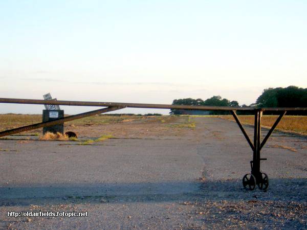 The only surviving section of the South-west / North-east runway, looking North-east