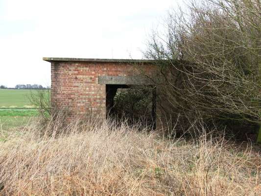 RAF Spilsby airfield building, photographed in Feb 2005.